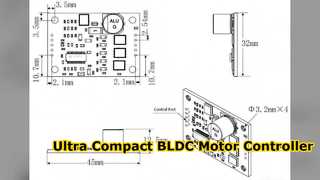 JYQD V9 20B BLDC Motor Kontrol Cihazı Kompakt Sürücü Kartı